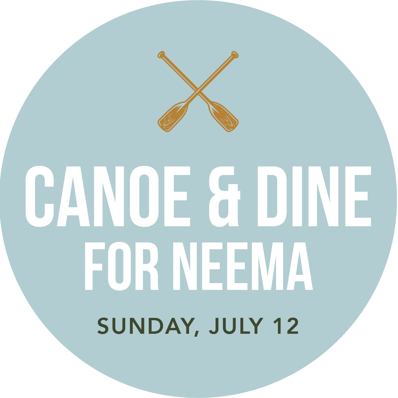 Canoe & Dine for Neema - logo