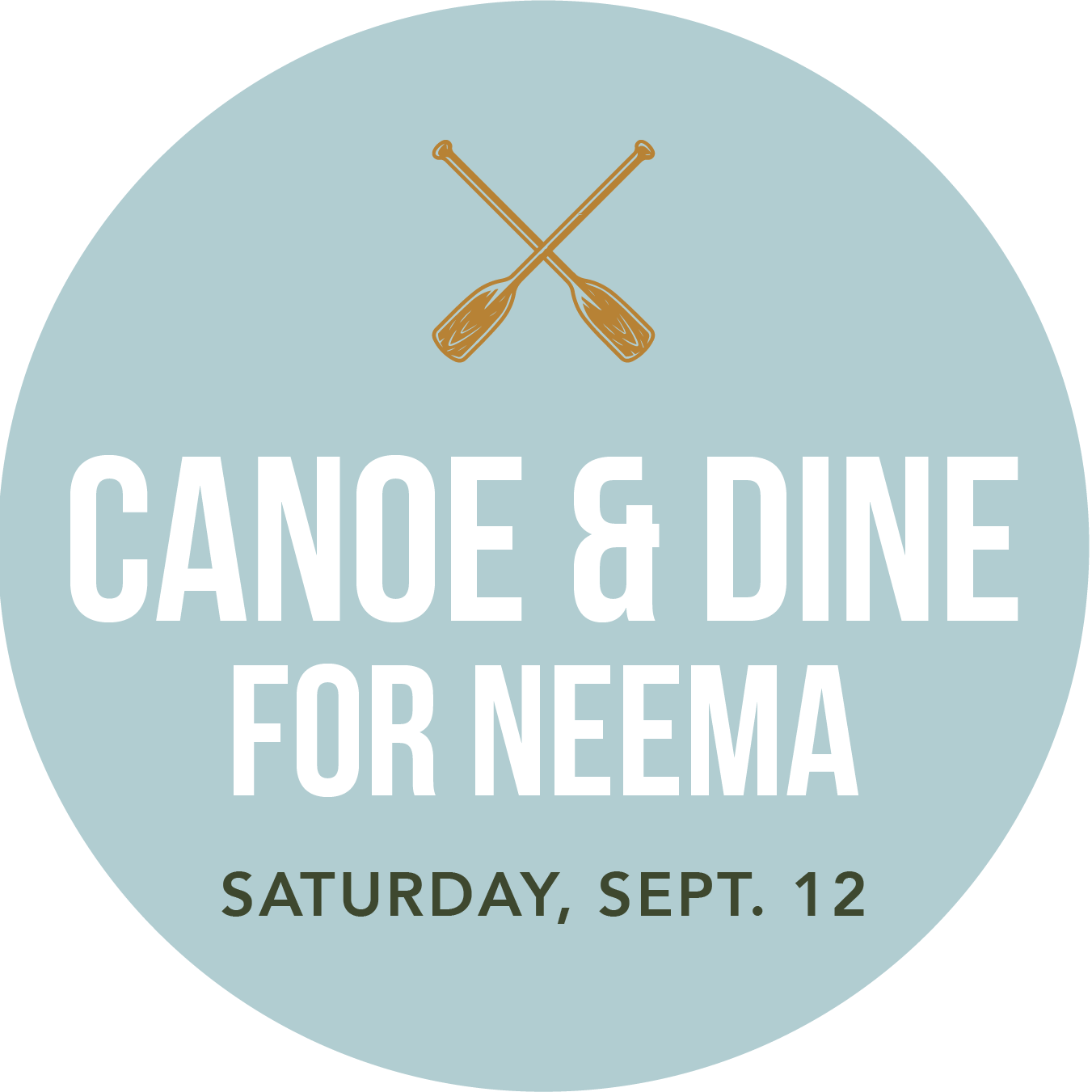 Canoe & Dine for Neema - logo